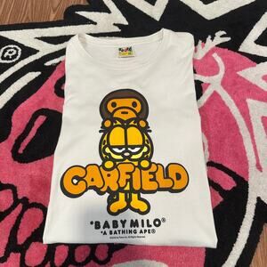 BAPE x Garfield #2 Tee - White - Size 3XL - Used